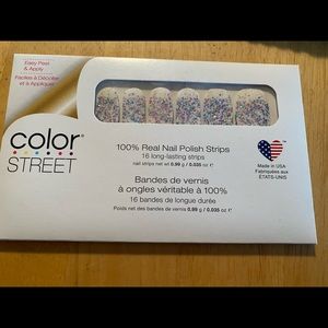 Less bitter more glitter color street nails